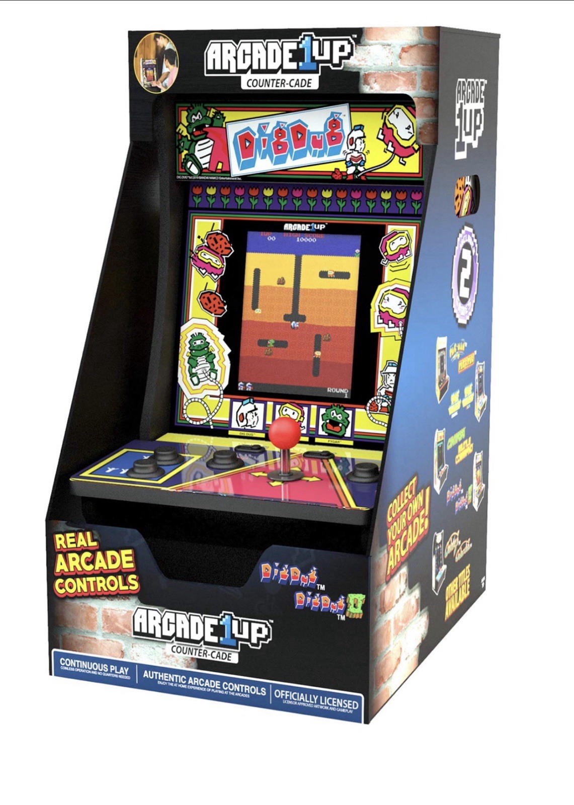 NEW Dig Dug & Dig Dug 2 Arcade1Up Countercade A1up Retro ARCADE IOB