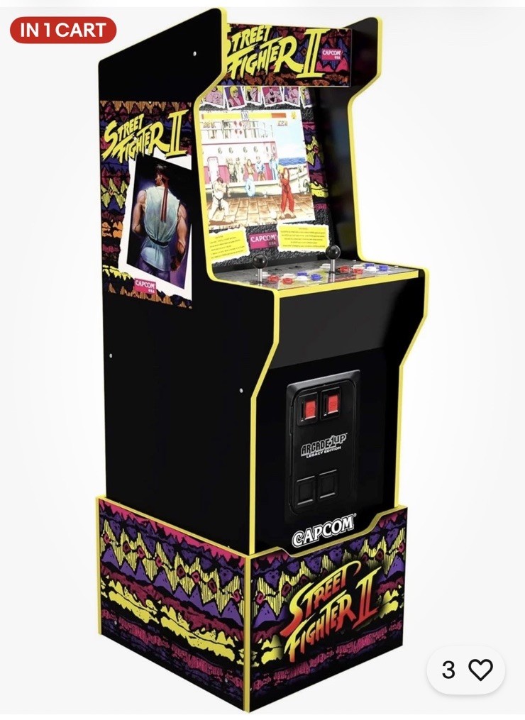 Mint! Adult Owned Arcade1Up Capcom USA Legacy Edition Street Fighter 2