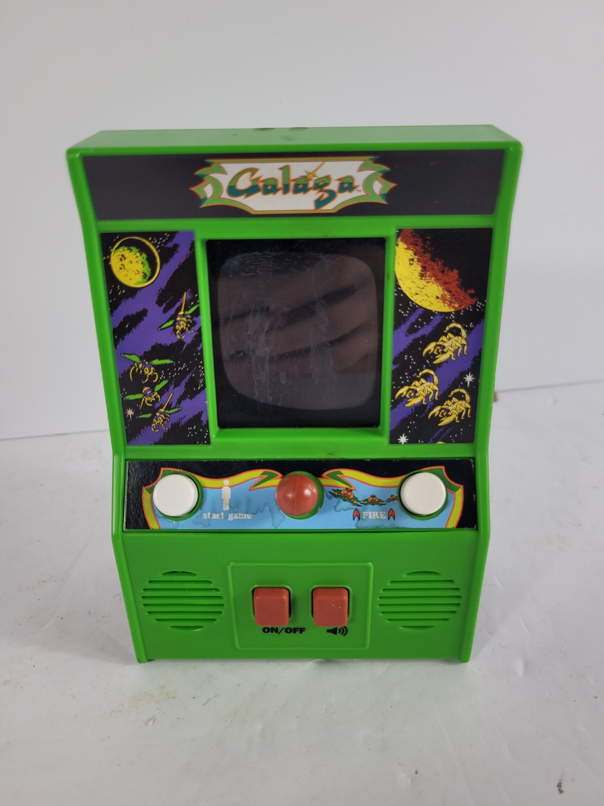 Galaga Mini 80’s Retro Arcade Video Game – Basic Fun / Bandai Namco – Tested
