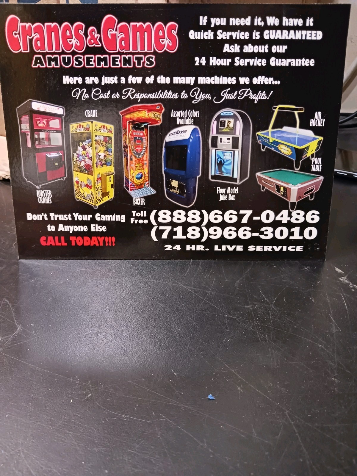 TOY PLUSH CUT TO WIN PRIZE ARCADE TOY CRANE MACHINE ( SHIPPING)