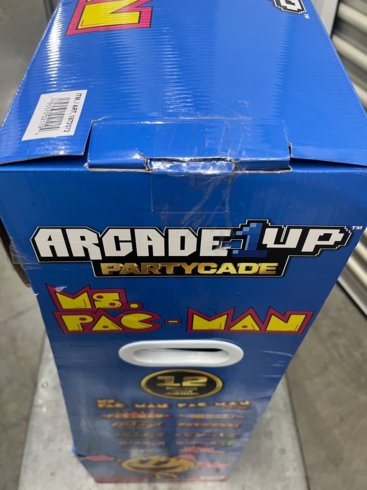 NEW IN BOX! Arcade1Up Ms. PAC-MAN Partycade 12 Games in 1, 17″ LCD Color Screen