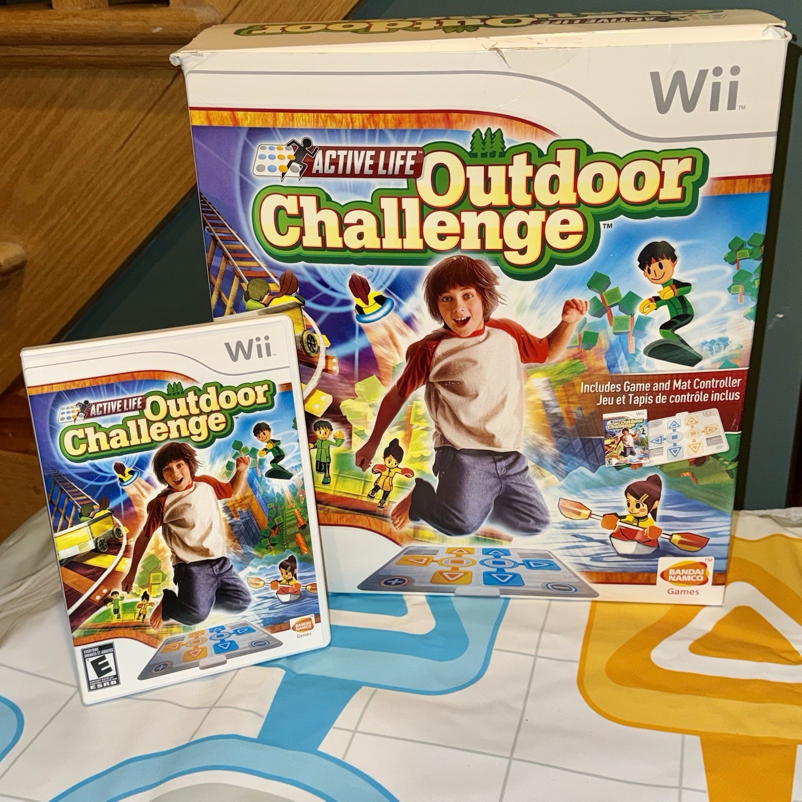 Nintendo Wii Active Life Outdoor Challenge Game Mat Set – CIB Tested