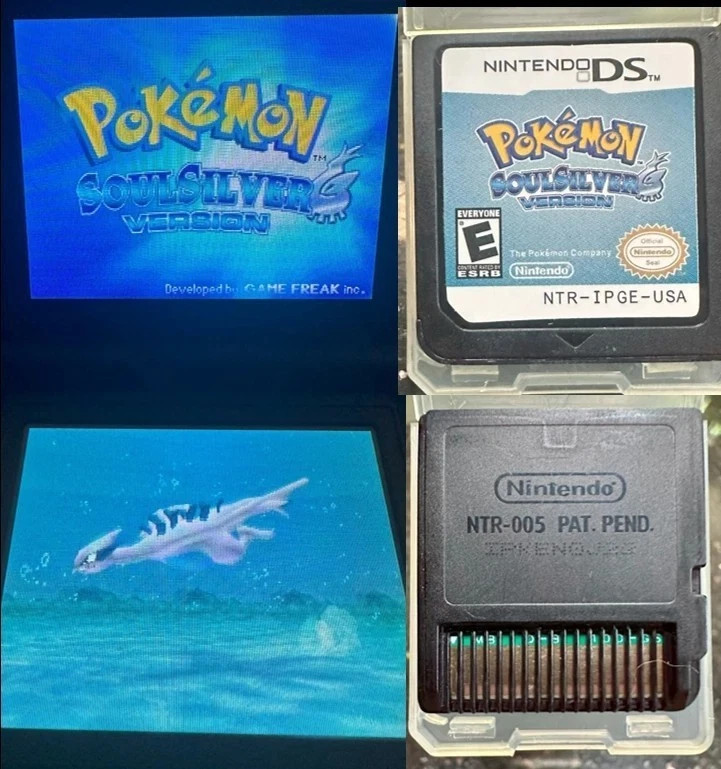 SoulSilver Version DS Game Card for DS 2DS 3DS NDS DSI NDSI XL Lite US Version