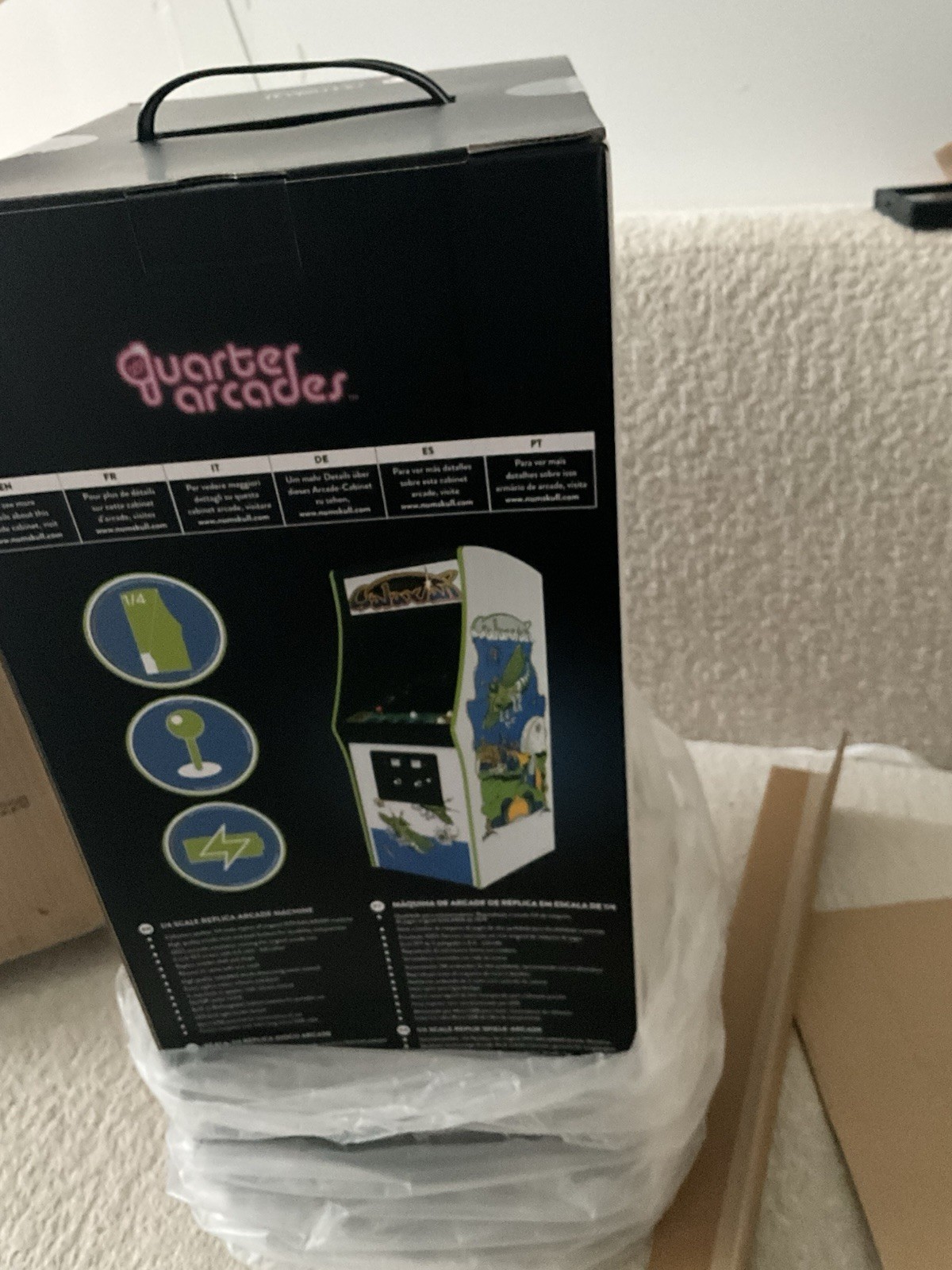Numbskull Quarter Arcade Galaxian New Factory Sealed