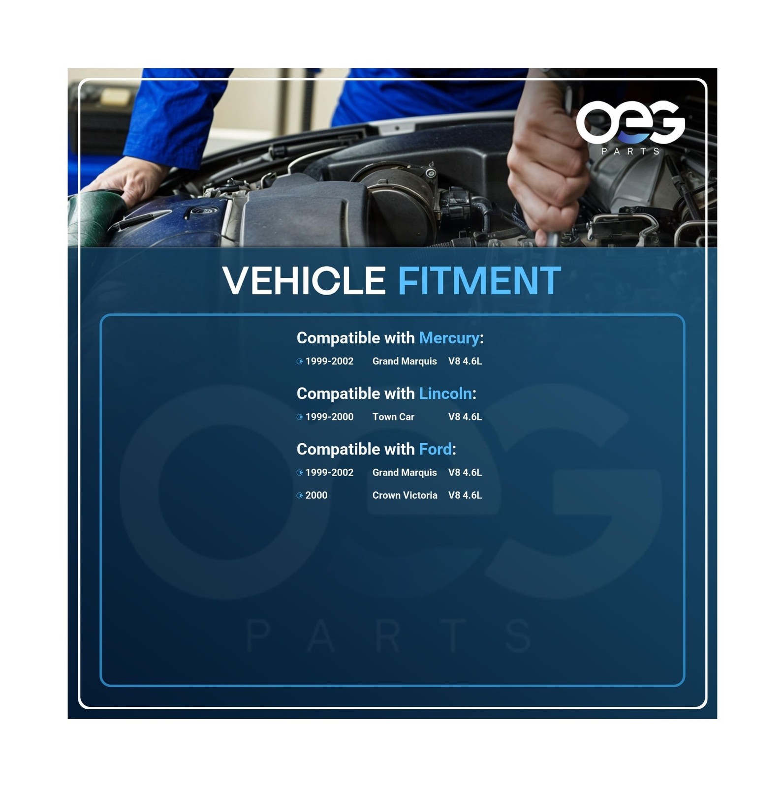 OEG Parts New Alternator Compatible With Mercury Mountaineer 20… USA FAST SHIP
