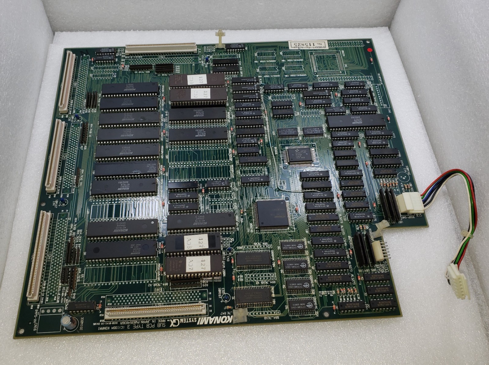 Konami System GX SUB PCB TYPE 3 PWB 354836A Video Arcade Game