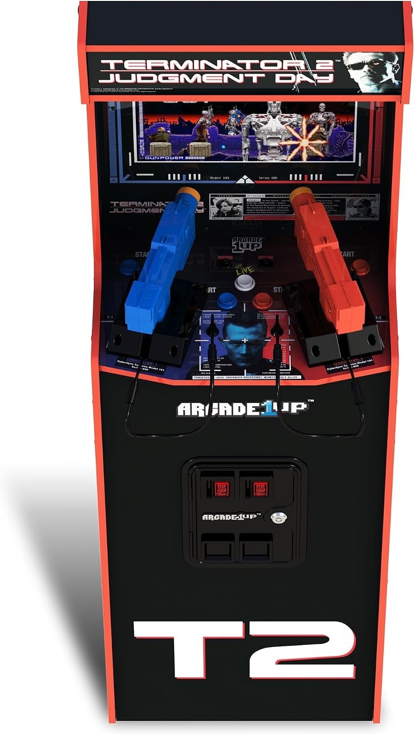 Arcade1Up Terminator 2 Deluxe Arcade Machine 17-Inch BOE Color Monitor