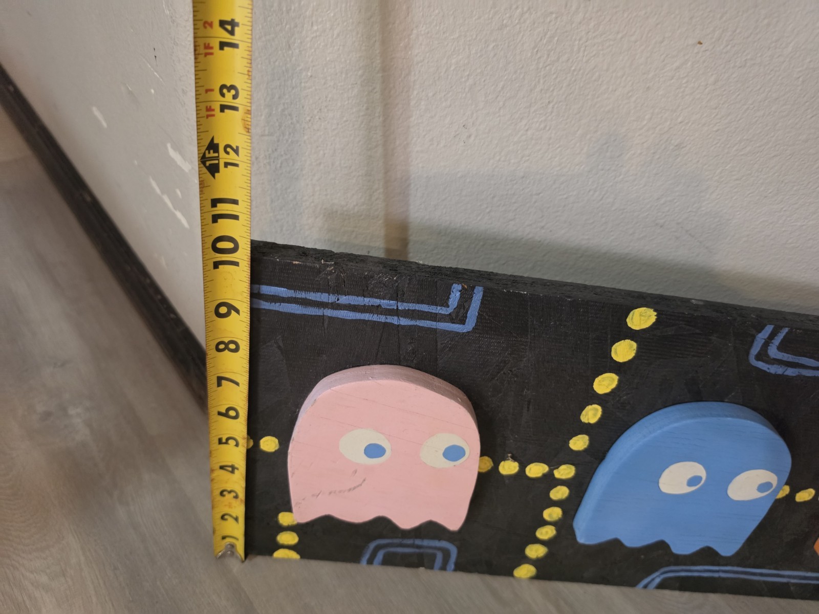 ARCADE WOOD SIGNAGE COOL VINTAGE WALL ART PUB CRAFT PAC MAN COLLECTOR PEICE