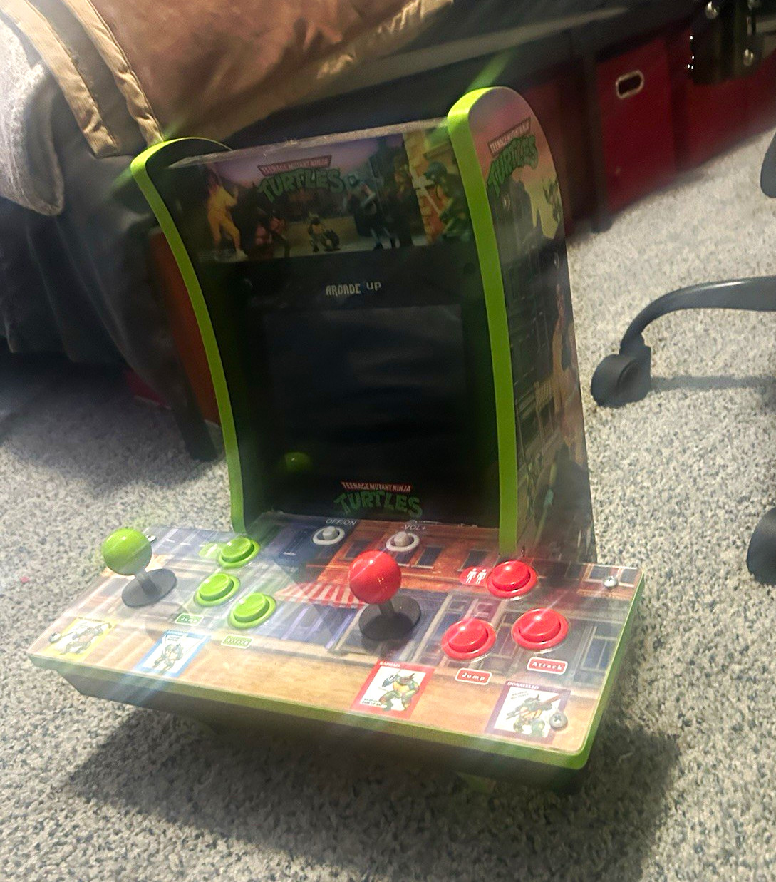 Arcade1Up Teenage Mutant Ninja Turtles Countertop/Tabletop Arcade Machine