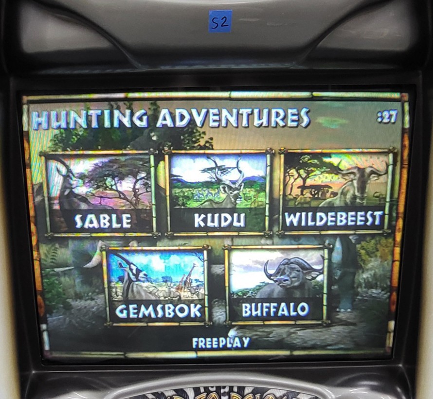 BIG BUCK HUNTER Pro SAFARI Full Size Arcade Shooting Game – WORKING GREAT! (S2)