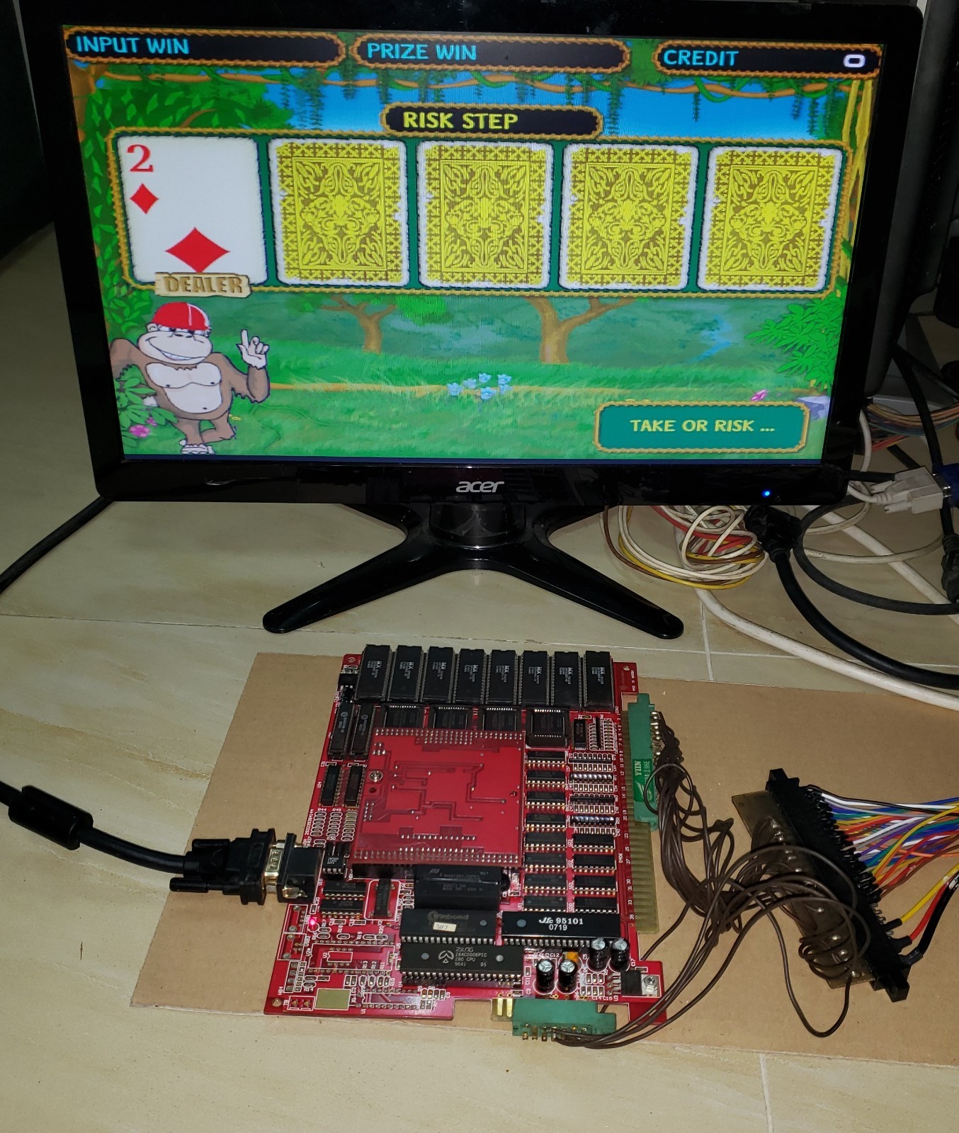 Crazy Monkey Slot Game PCB IGS System Board Arcade Video Game