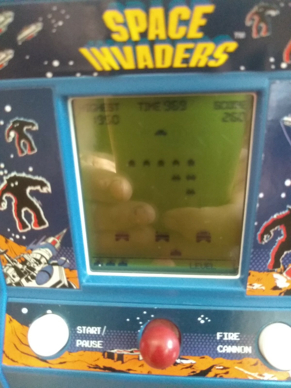 Taito Space Invaders Hand Held Classic Atari Arcade Game