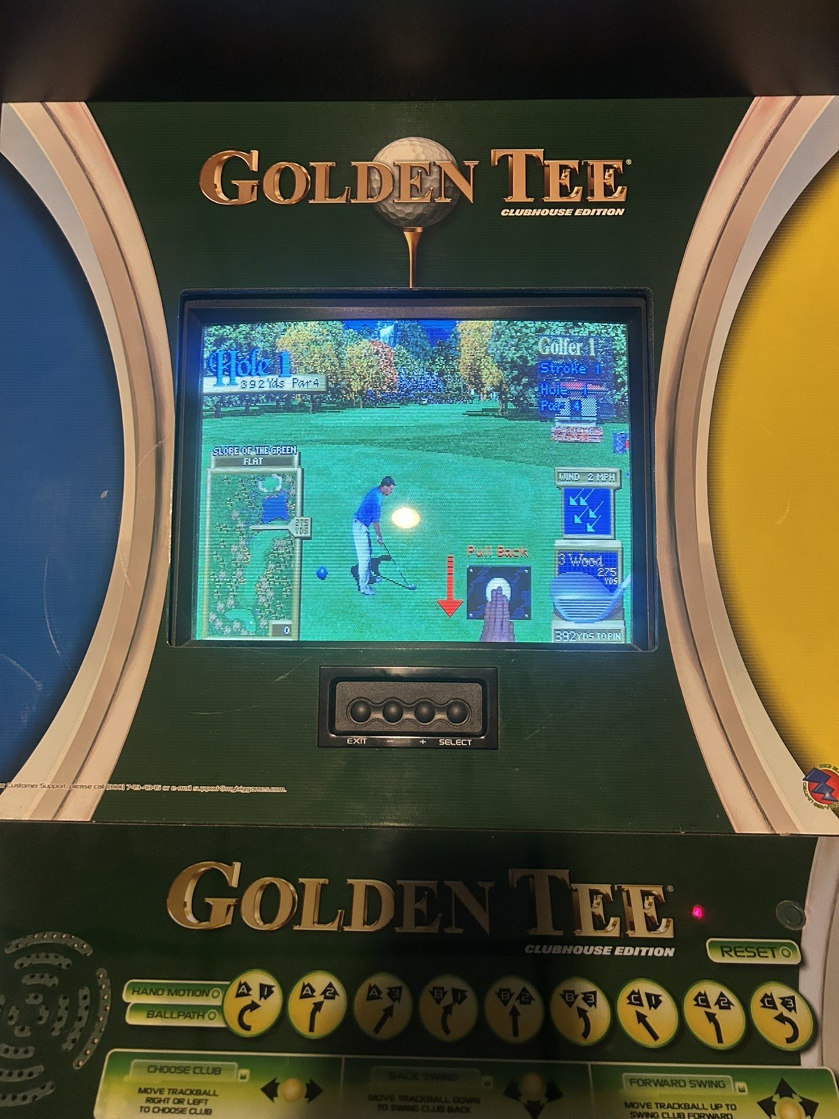 Golden Tee Clubhouse Edition Arcade Game 2006 Full size