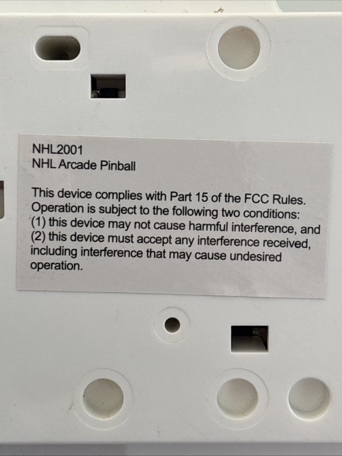 Tabletop NHL Arcade Pro Electronic Pinball Game Merchant Ambassador Tested Works