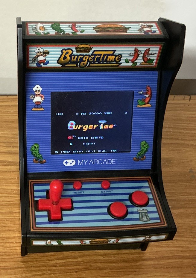 My Arcade Burgertime Micro Player Mini Arcade Machine Tested