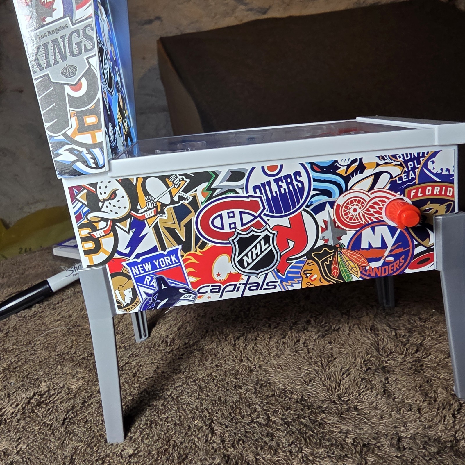 Merchant Ambassador NHL Hockey Mini Arcade Pinball Electronic Tabletop Toy Game