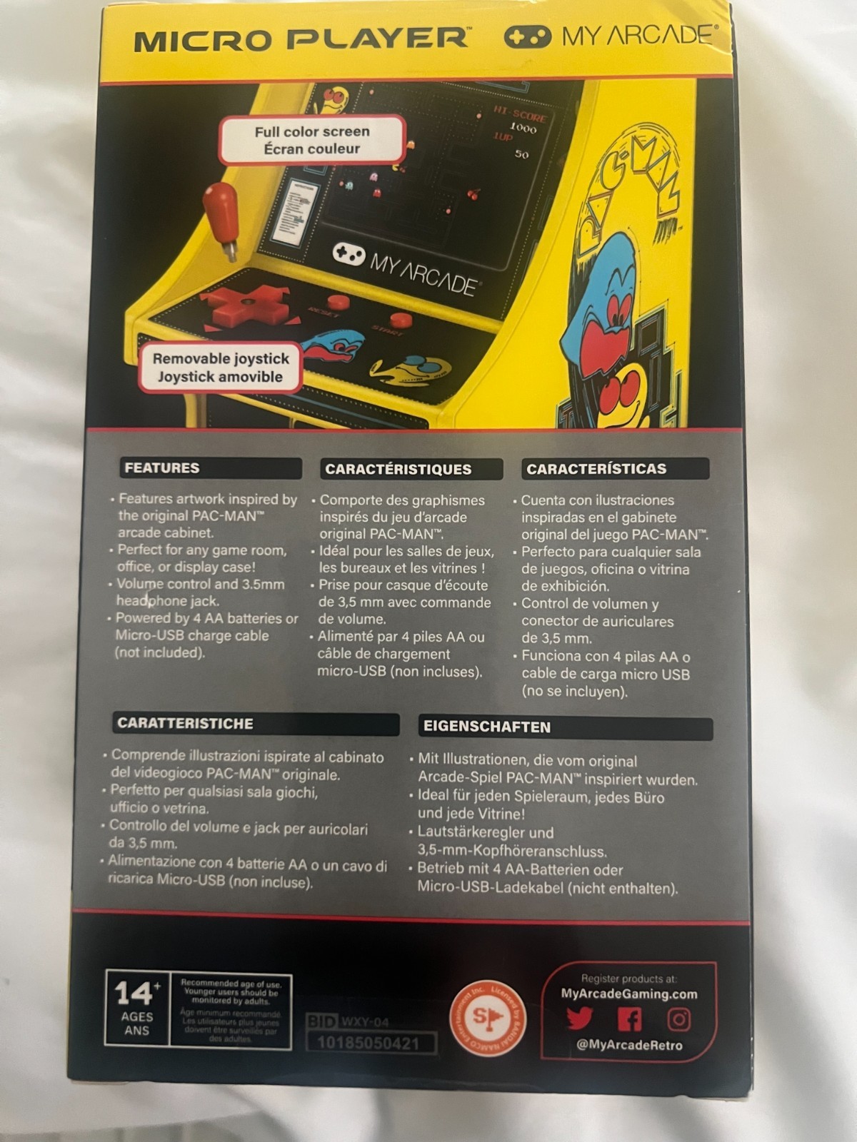My Arcade Pac-Man Micro Players – 6.75″ Collectible Mini Machine Retro BRAND NEW