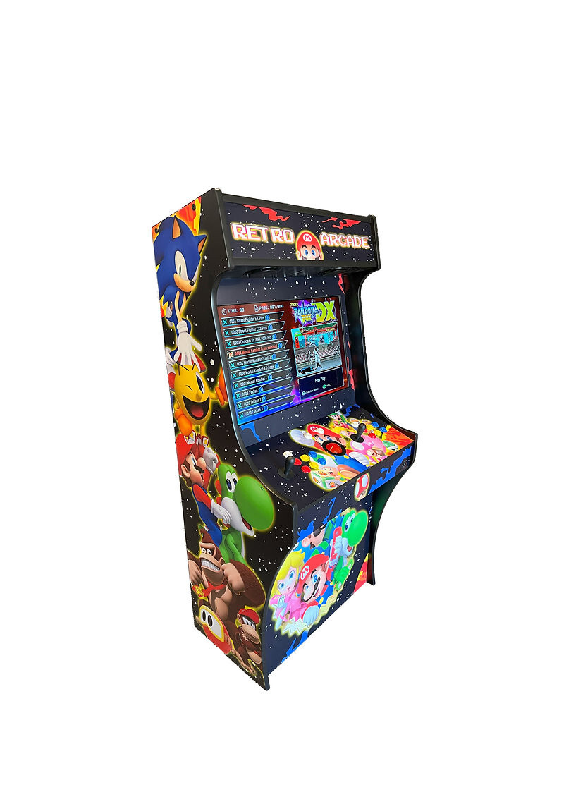 Two Player Upright Arcade With 10000 Games and Trackball