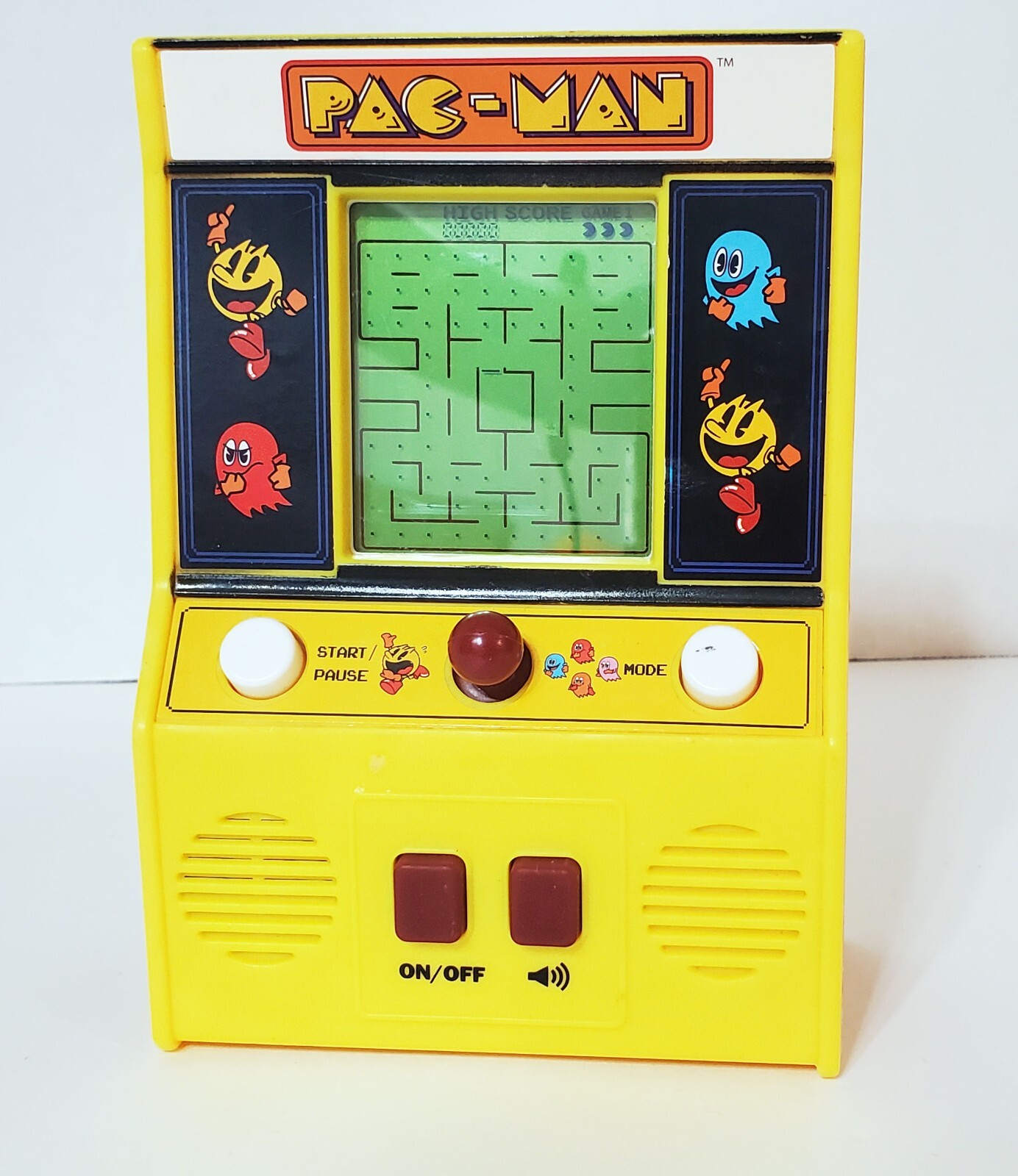 Pac-Man Mini Arcade Game 6″ Handheld Machine Basic Fun Portable Battery Operated
