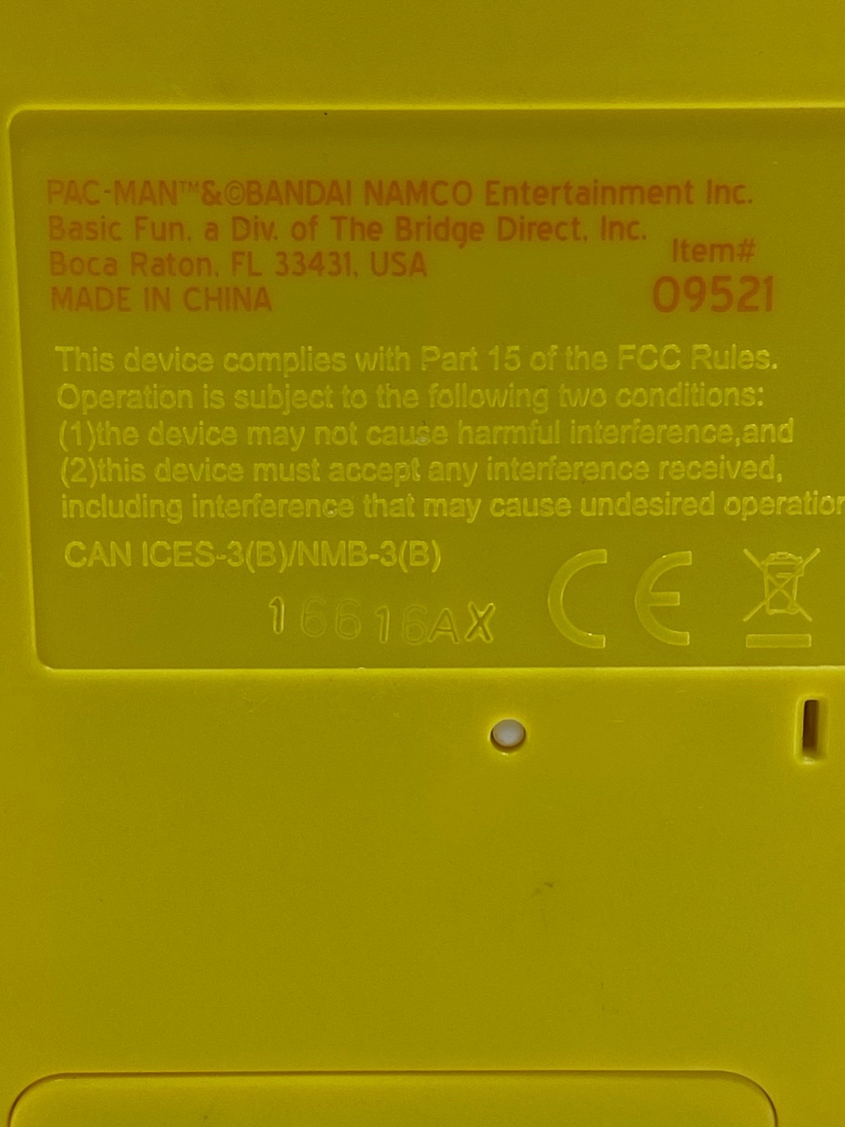 Mini Desktop Pac Man replica Arcade Game Battery Operated Working Old School