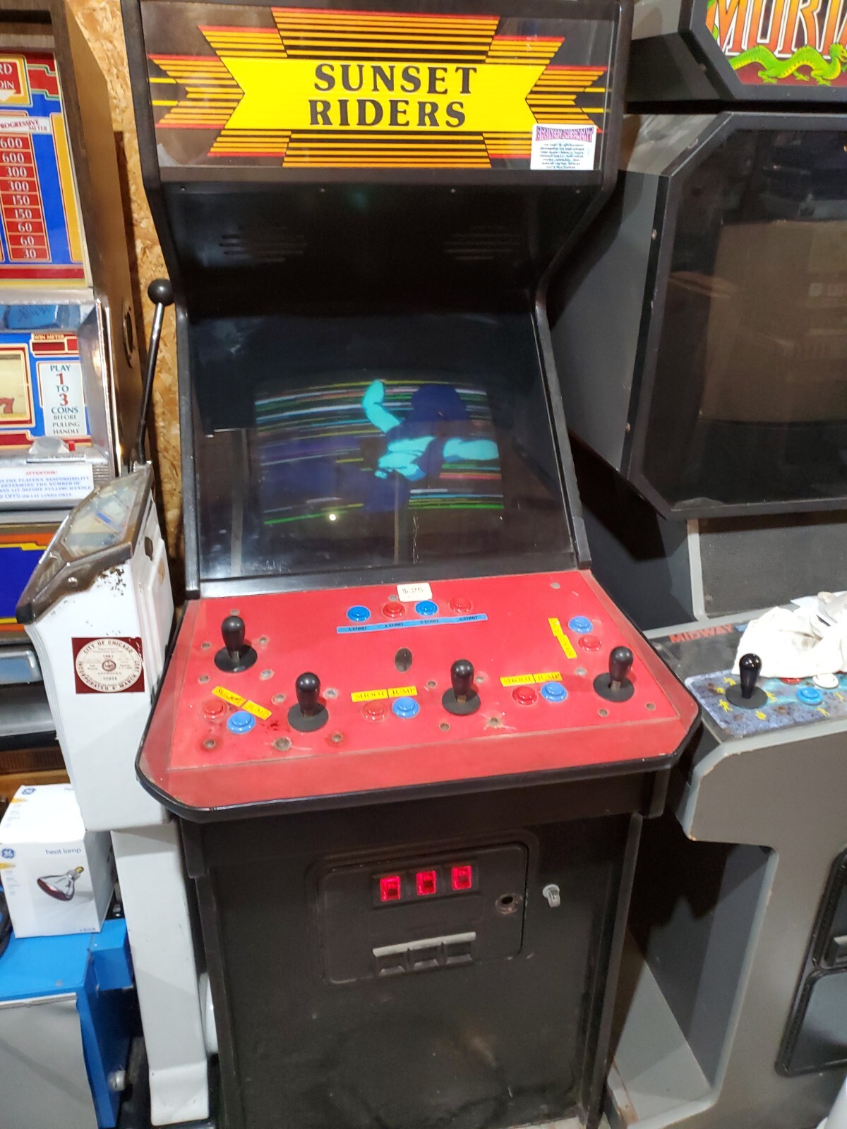 Sunset Rider by Konami Arcade Game