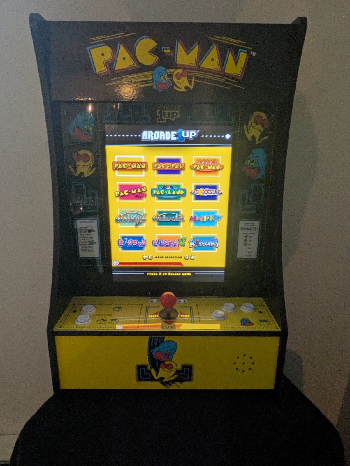 Arcade1up Pac-Man Partycade 12 Games in 1 Compact Arcade Machine