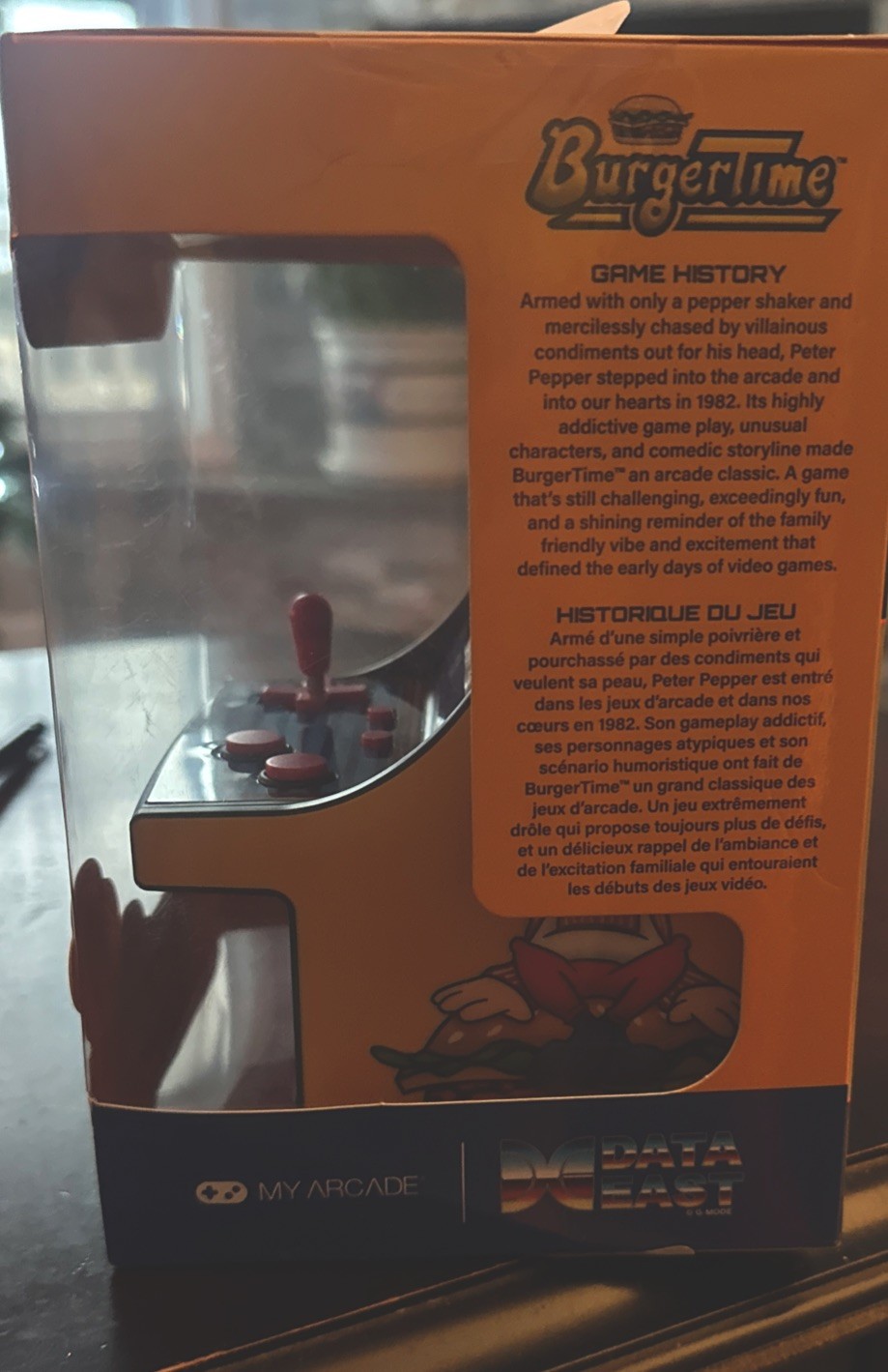 BurgerTime Micro Player Retro Arcade Tabletop – My Arcade – Tap Model – New