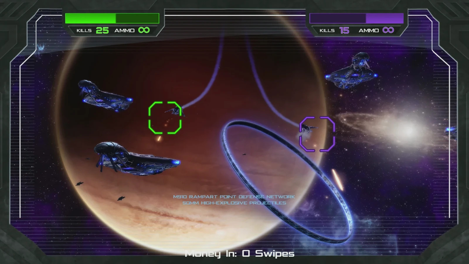 RAW THRILLS Halo Fireteam Raven – 2 Player Arcade Machine-6 missions. SHIPS FREE