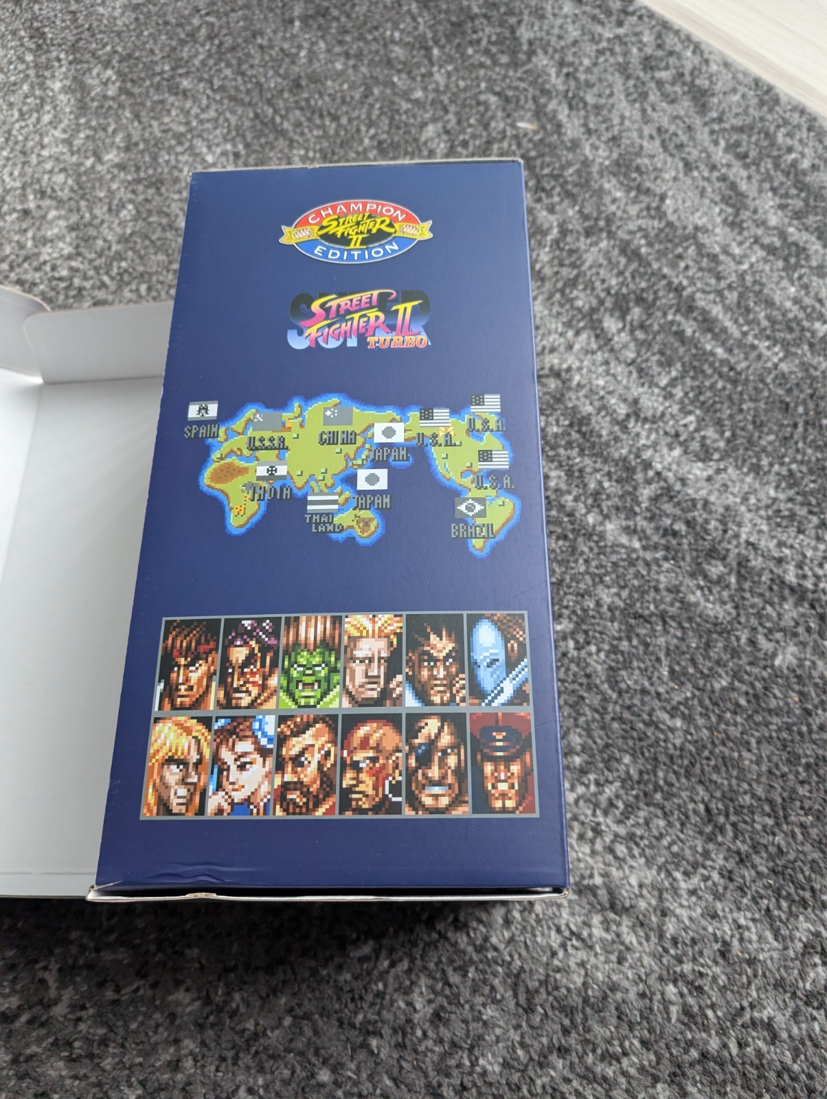 New Wave Toys Replicade Street Fighter II 1/6 Scale Mini Arcade & Extra Stick