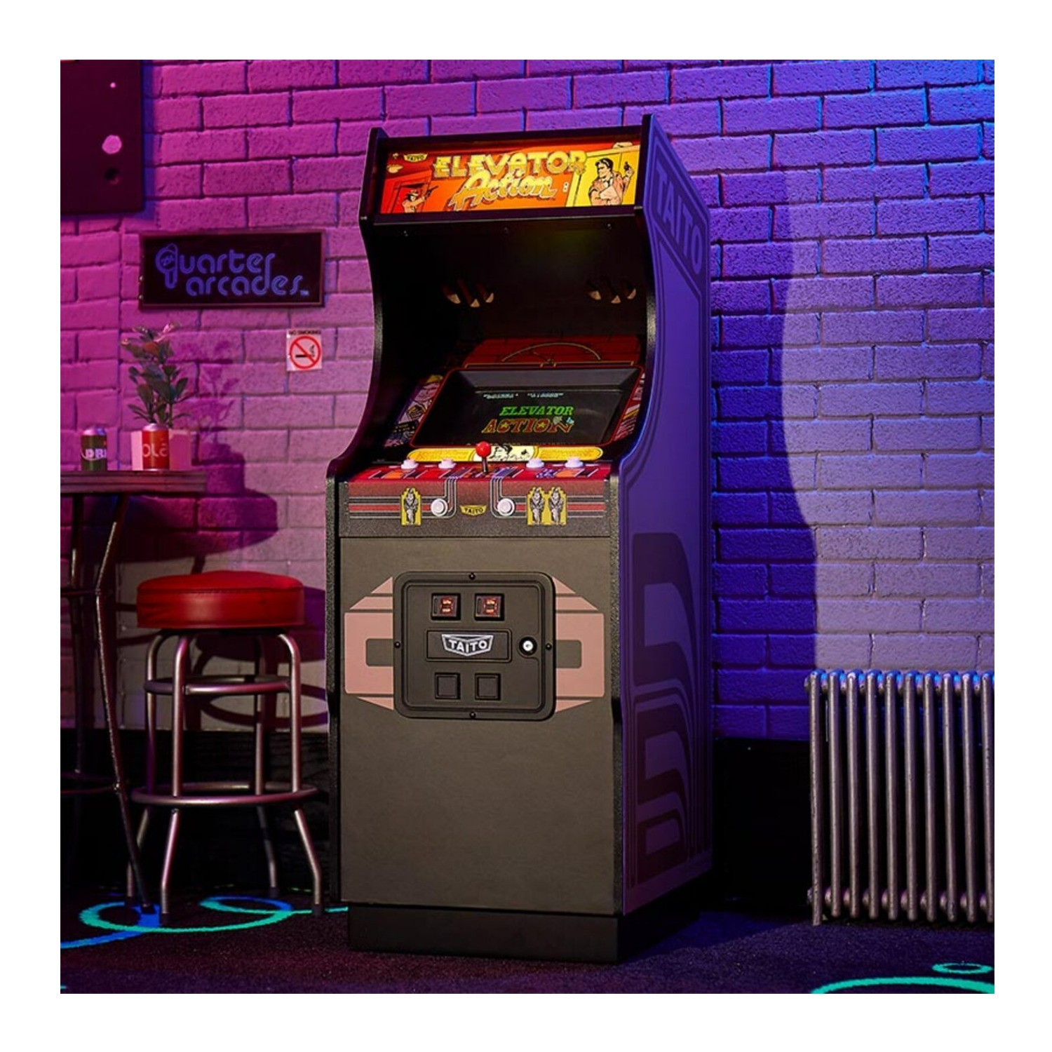 Numskull Quarter Arcades – Elevator Action Mini Arcade – 1/4 Scale Original ROM