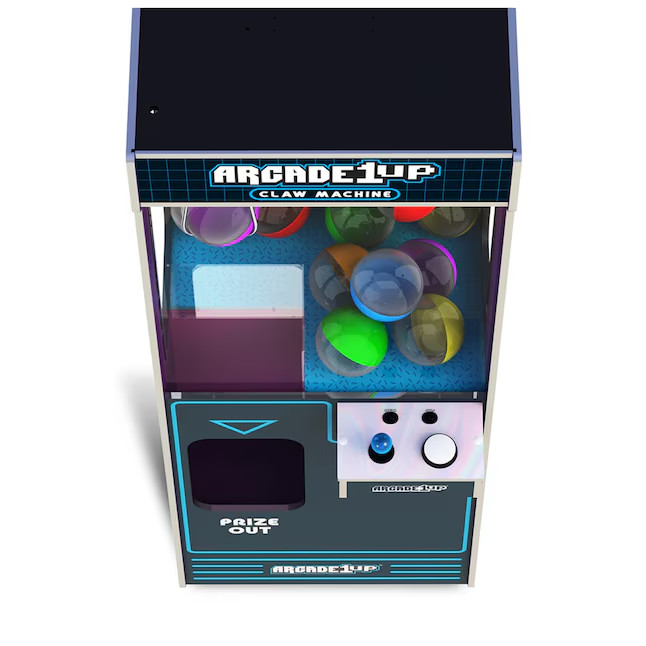 Arcade1Up Claw Machine 3 Levels of Difficulty Lights and Adjustable Sound Volume