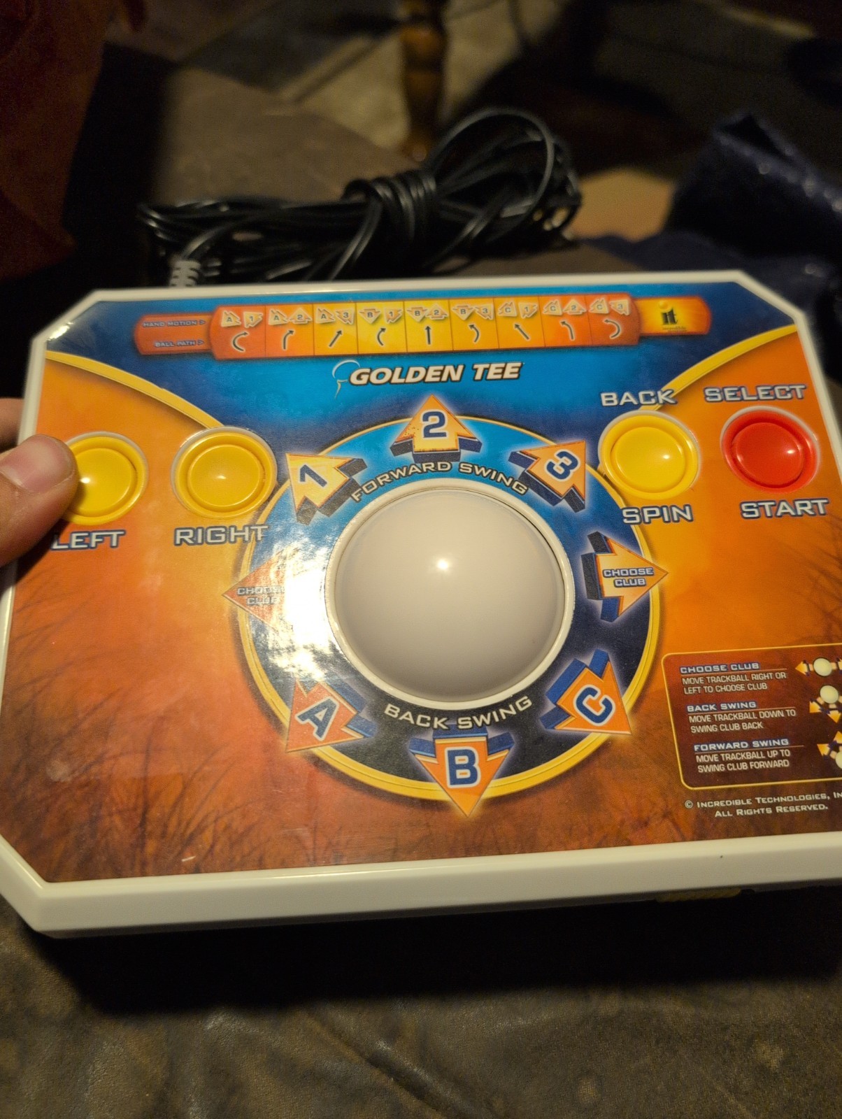 Golden Tee Golf Plug & Play Home TV Game Edition 2011 Jakks Pacific Tested