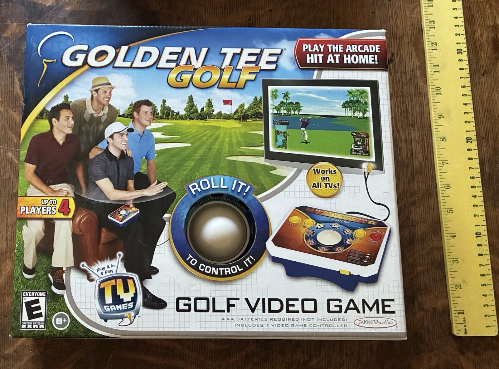 Golden Tee Plug and Play TV Arcade Game by Jakks