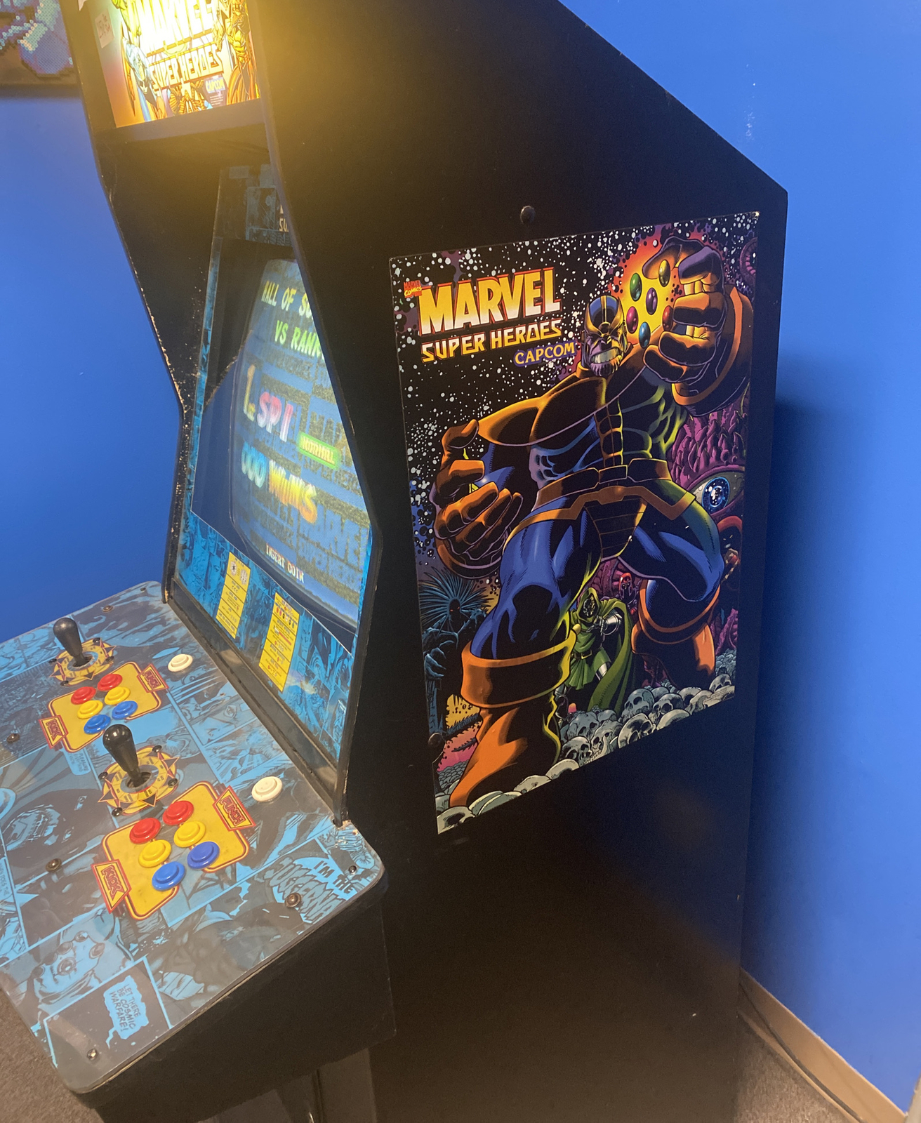 Marvel Super Heroes – Authentic Arcade Machine Working!! —See Details for more!