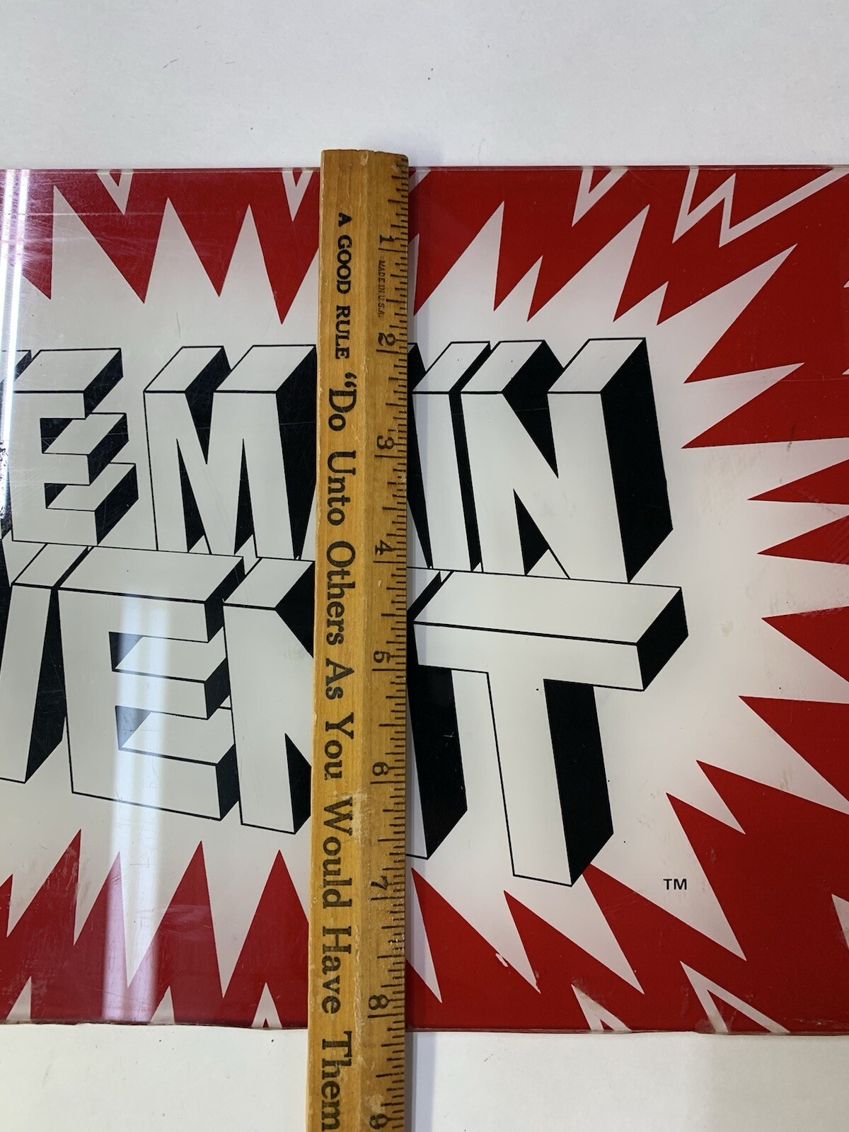 Vintage Arcade Video Game Original Konami Marquee “Main Event”