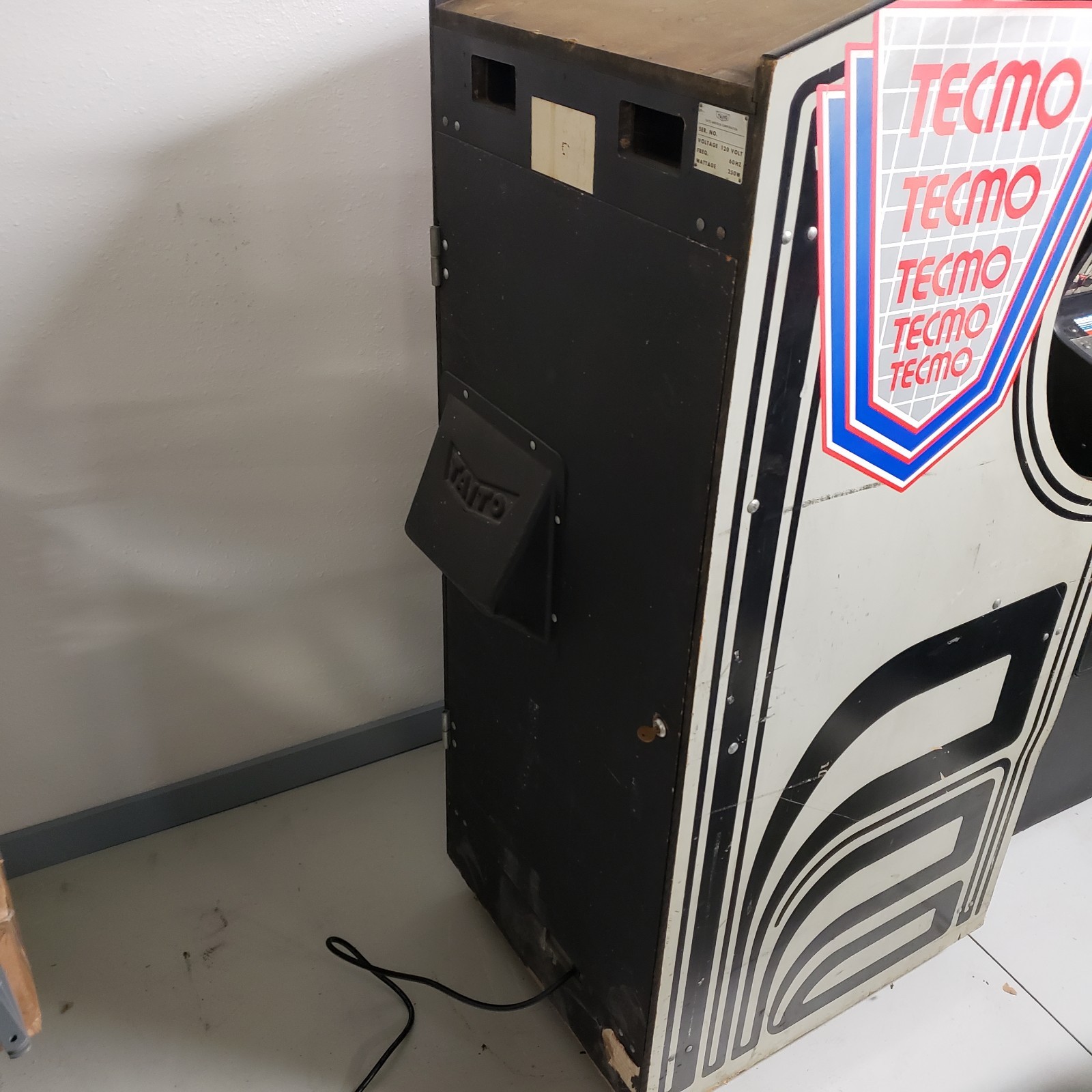 Vintage Tecmo Ninja Gaiden Arcade Cabinet Game 1988 – Tested Working Screen Wave