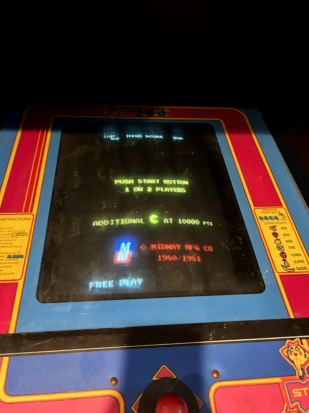 Arcade1up Class of 81′ Deluxe Arcade Game – Blue, Working, Original Game Board