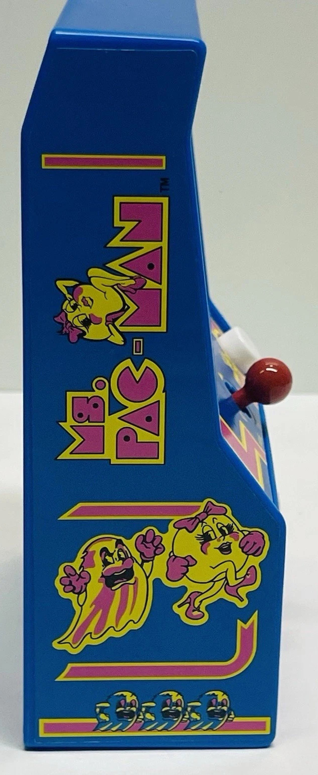 2018 Bandai Namco Ms. Pac-man Handheld Retro Mini Arcade Game / Works