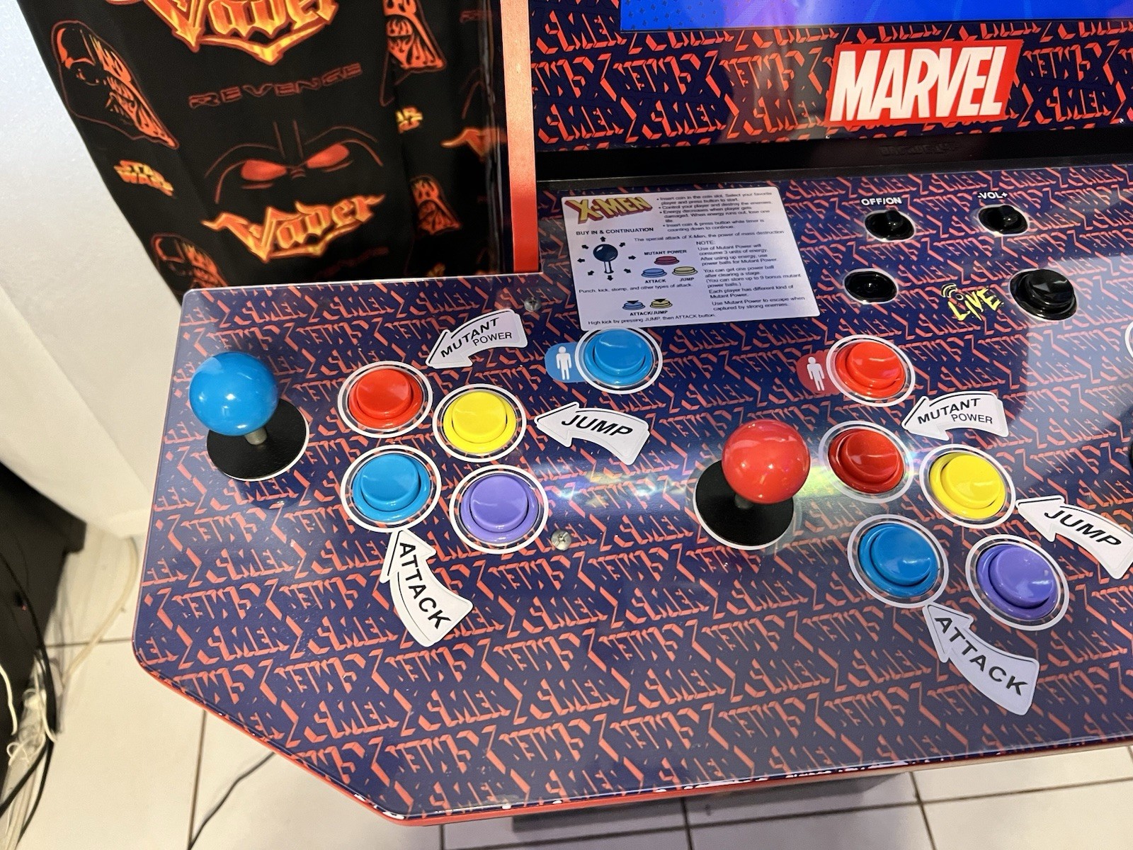 🕹️ARCADE1UP X-MEN 4 Arcade PLAYER ORIGINAL W RISER – WORKING GREAT