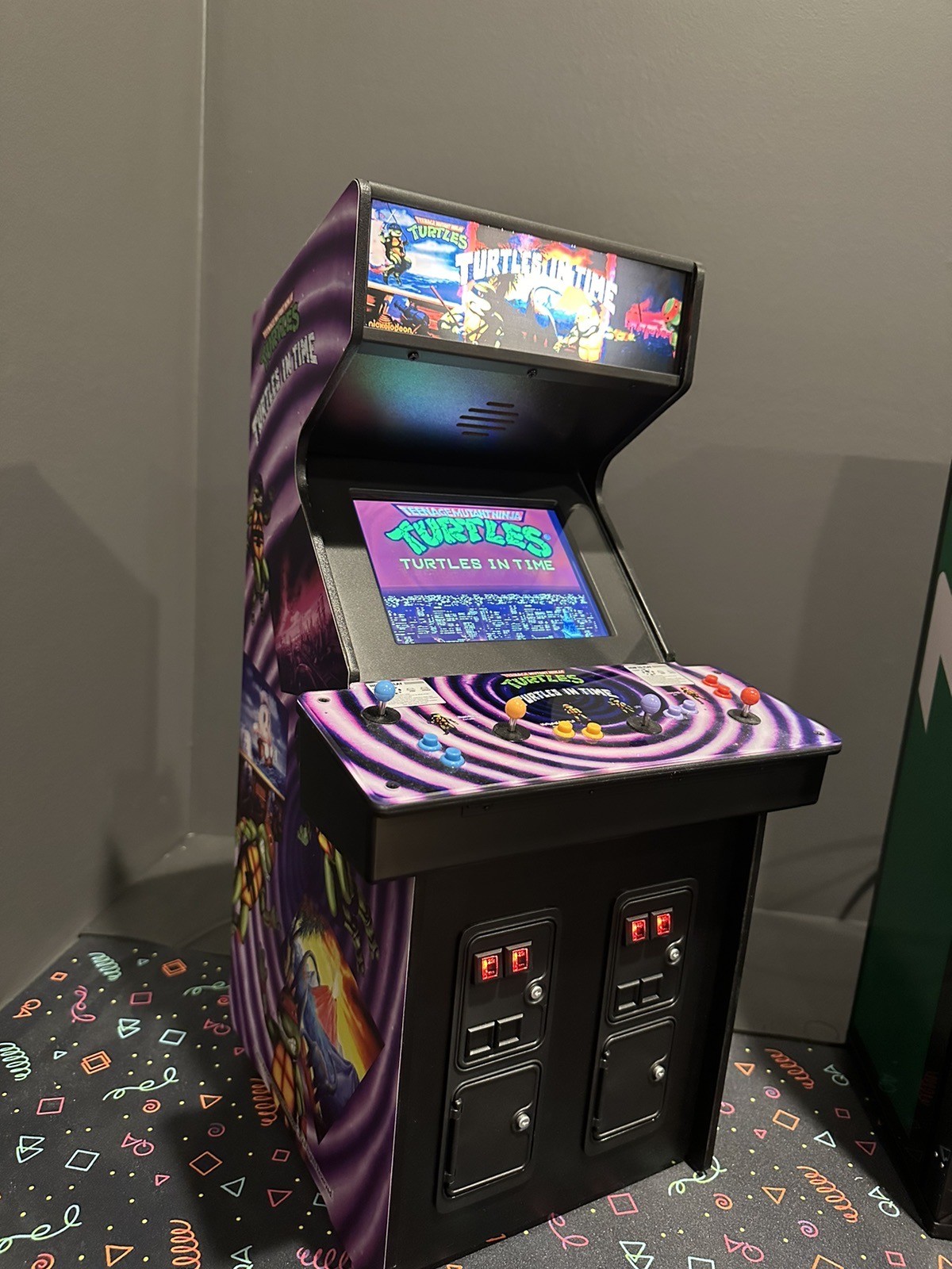 Numskull Quarter Arcades TMNT Turtles in Time Collector’s Edition Mini Arcade…