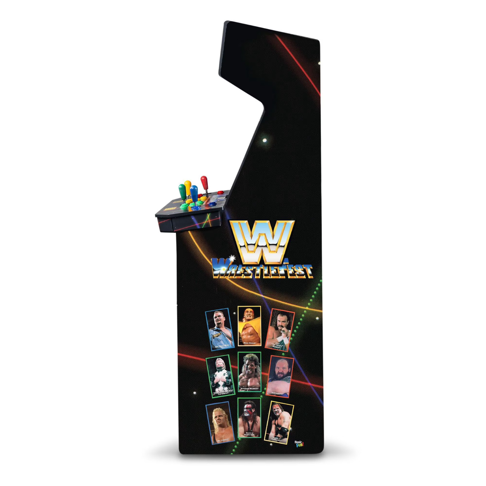 4 Player WWE Supreme Series Premium Arcade Cabinet, 5 Games Included