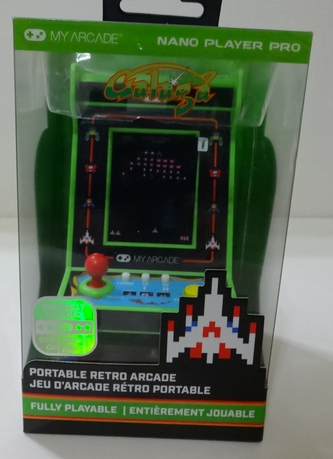 MY Arcade, Nano Player Pro, Galaga and Galaxian