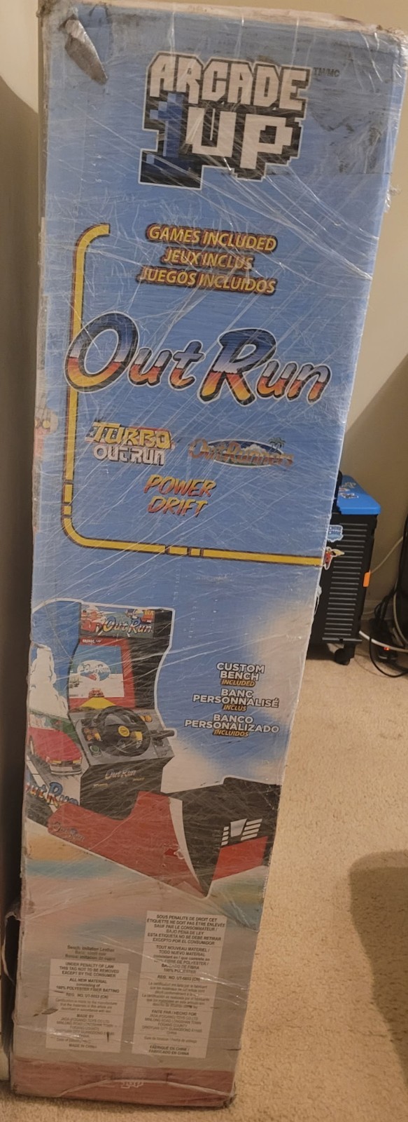 NEW! Arcade1up – OutRun (Sit-down) RARE GOLD SEALED! Arcade 1up Out Run 1up Game