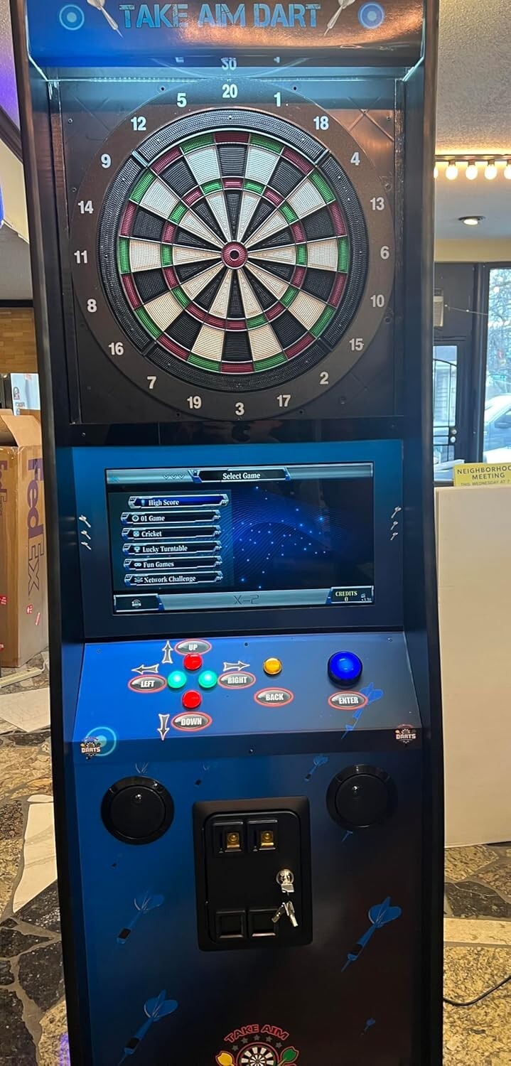 Heavy Duty Electronic Non Coin Operated Take Aim Dart – Free Curbside Delivery