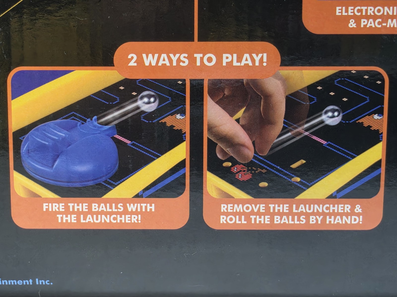 Pac-Man Electronic Arcade Alley Skee-Ball Tabletop Game w/ Lights & Sound 3-Feet