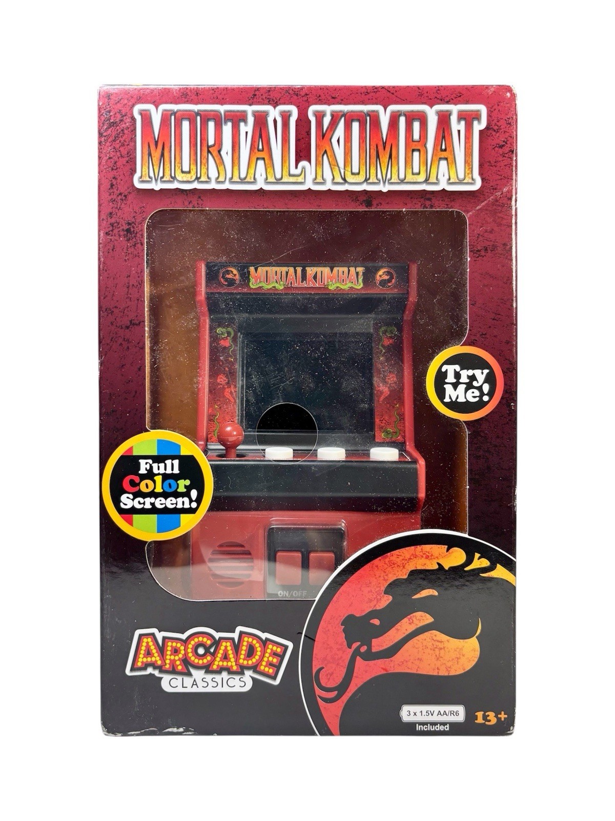 Mortal Kombat Mini Arcade Classics Basic Fun 90’s Video Game WB New RETRO GAMING