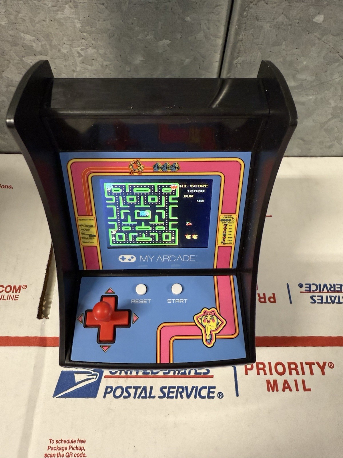 2019 Bandai Namco Ms. Pac Man, Mini “My Arcade”.