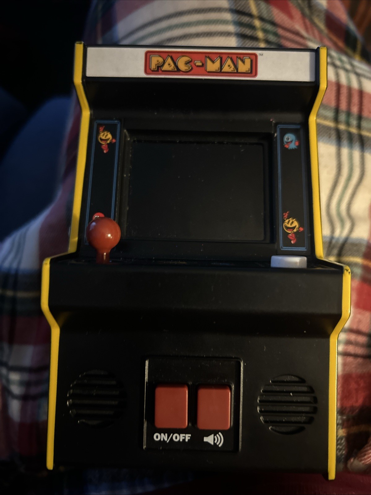 Basic Fun Pac-Man Handheld Mini Arcade Game Bandai Namco Pacman Tested Working