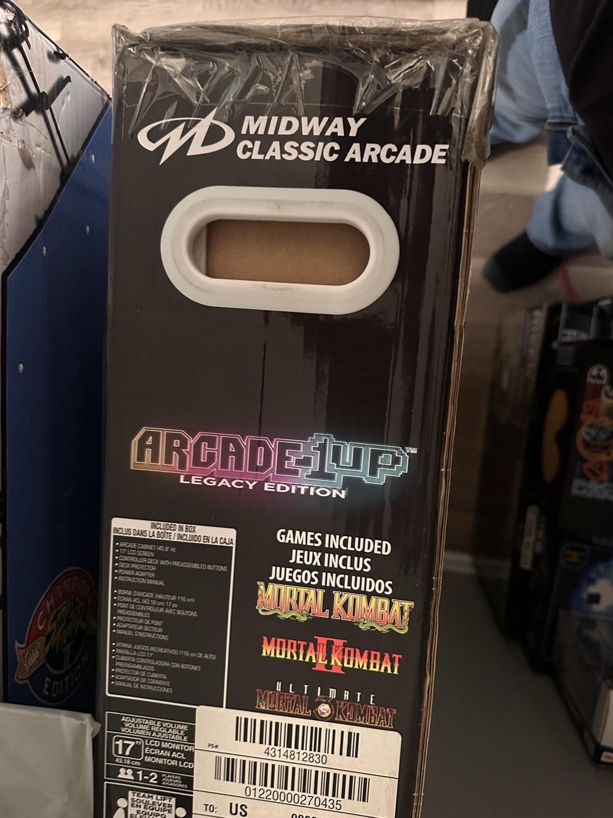Arcade1Up Legacy Edition Midway Mortal Kombat Classic Arcade Cabinet 12 Games