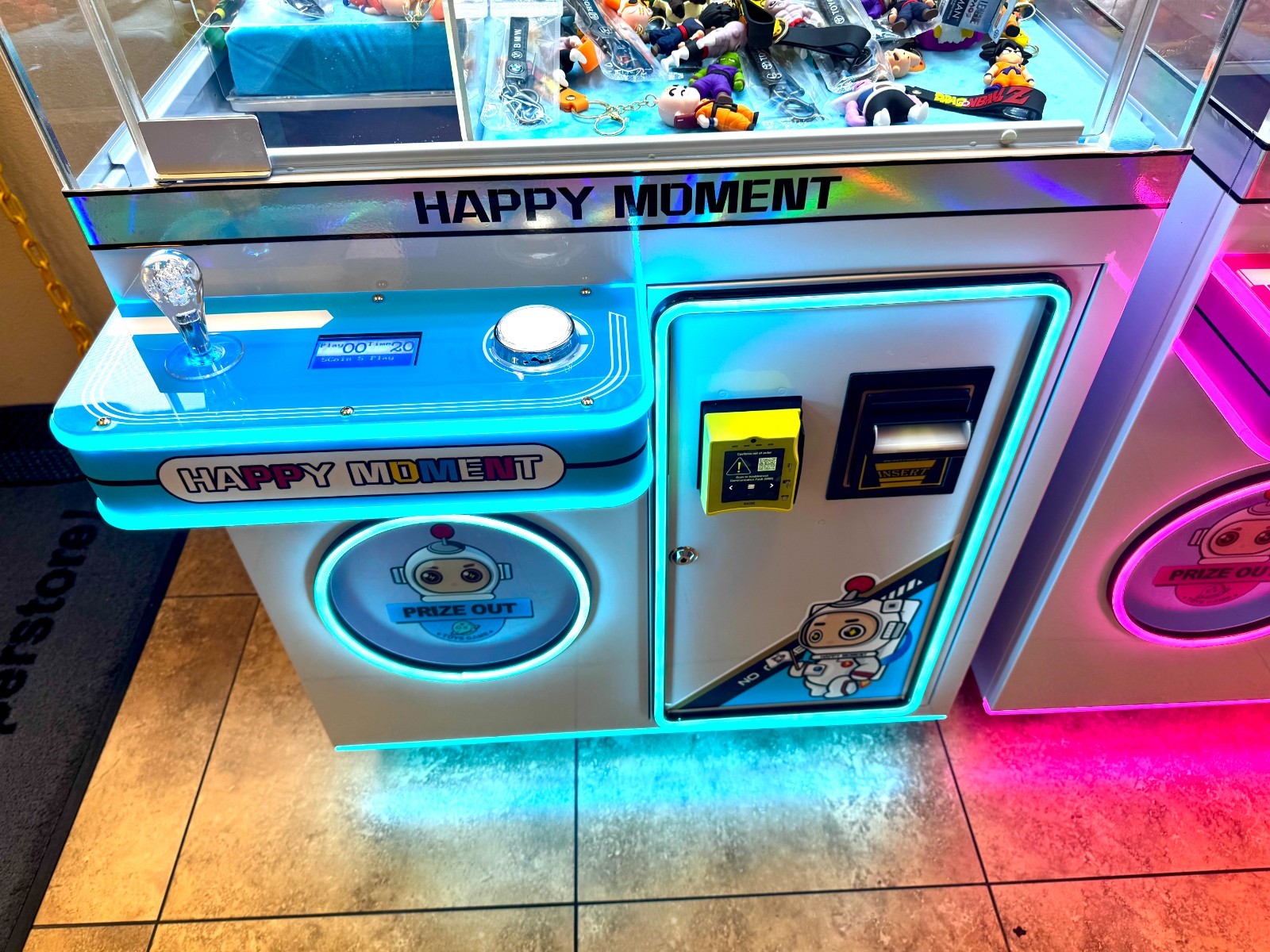 Big Arcade Professional Claw Machine Custom Tokens/Cards/Bills FREE SHIPPING!!